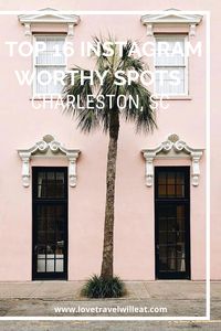 There is a reason why Charleston is nicknamed “Charming Charleston” and you’ll see why in these top 16 Instagram worthy spots in Charleston. #charleston #southcarolina #travel #photography #instagramphotolocations #usdestinations