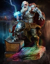 ArtStation - Old King Thor Fan Art, Tiago Zenobini