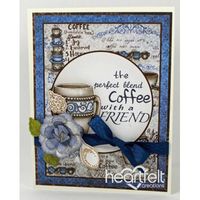 Heartfelt Creations - Coffee With A Friend Blue Blooms Project