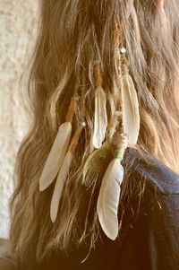 Image result for feathers in the hair