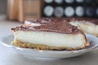 Twix Cheesecake (THM:S, Low-Carb, Sugar-Free)