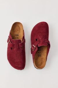 Birkenstock Boston Suede Clog