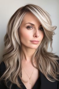 Pairing platinum with chocolate lowlights creates a contrast that adds depth and dimension to your hair. The lowlights break up the uniformity of the platinum color adding an element of surprise. Click here to check out more gorgeous platinum blonde hair colors ideas for 2023.