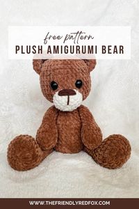 Free Plush Yarn Teddy Bear Crochet Pattern