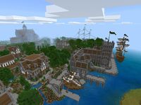 Progress on my city so far - Minecraft