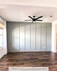 Easy Board & Batten DIY Wall – The Scented Homestead