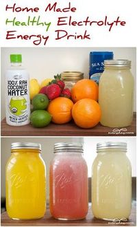 Commercial energy drinks are junk. Learn how to make your own healthy alternatives using these fabulous homemade energy drink recipes! Try it and RE-PIN!