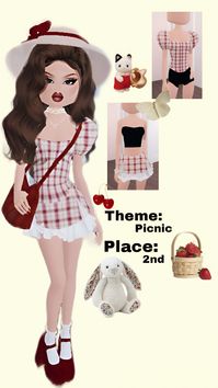 #dresstoimpress #dresstoimpressideas  #outfits #dtiyschallenge #roblox #picnic