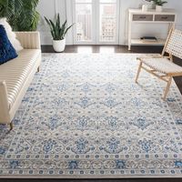 Llana Performance Light Gray/Blue Rug