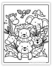 Free zoo coloring pages are the perfect activity for homeschooling, classrooms, teachers, kids' activities, and educational activities.