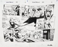 Gene Colan and Al Williamson The Tomb of Dracula #3 (Third Series) pages 2 and 3 Original Art (Marvel, 1991)