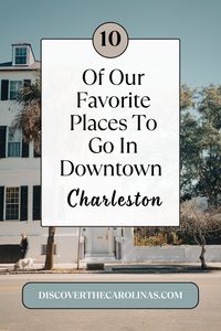 Charleston is one of those Southern coastal towns you don’t want to miss because it comes with history, culture, great food, shopping and entertainment to keep visitors happy for days or even weeks on end. Here are some of our staff’s favorite places to go in downtown Charleston, where that charming Southern hospitality is all around. #southcarolina #photography #usa #southernliving #southcarolinaliving #beachlife #lowcountryliving