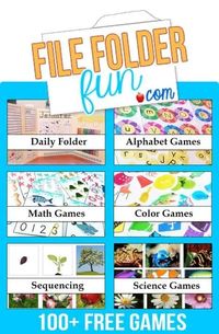 Absolutely FREE File Folder Games by Age Group