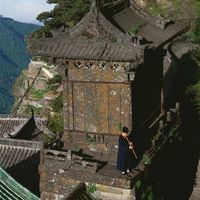 A Daoist temple in Mt Wudang, Hubei province