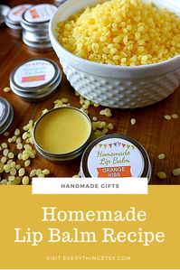 Homemade Lip Balm Recipe & Printable Labels {DIY Gift} - EverythingEtsy.com