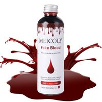 PRICES MAY VARY. REALISTIC TEXTURE BLOOD:Our Fake Blood 6.76 oz is realistic bloods that run, drip and not stickly.Perfect for hyperrealistic fresh wound FX,realistic slit-wrist blood,Halloween costume, SFX Makeup, Cosplay, haunted house SQUIRT BLOOD MAY STAIN TO SKIN:Fake blood may stain to your fingers or your body, don't worry, it is easy to wash off by the warm water and soap.The mark on clothes can be washed also, just soaking it in warm water and detergent for half an hour CREATE BLOOD SPL