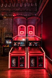 Venue Shots – Wicker Park | Emporium Arcade Bar Chicago NBA Hoops basketball games