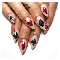 27 Best Queen of Hearts Nails Designs to love! - Actually Arielle