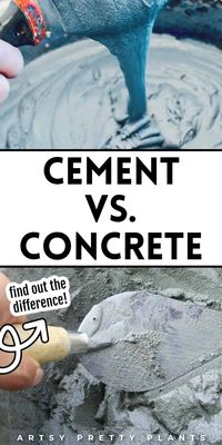 Curious about the difference between concrete and cement? There is a difference, though it can be confusing since the terms are often used interchangeably. This simple guide has the breakdown on the difference between the two and everything you need to know to use them in your DIY projects.