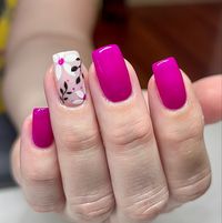 Pink floral summer nails. Flower nails. Nail art for beginners. Cute summer nails. Nail tech. Flower nail art. Best nail art. Pink summer nails. Pink flower nails. White flower nails. #nails #summernailart #pinksummernails #flowernaildesigns #pinkflowernails #squarenails #nailideas #nailsbydevery #gelnails #gelpolish #nailcolor #pinknails