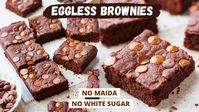 Wheat Brownies : No Eggs, No Maida, No White Sugar | BEST Atta Brownies Recipe - YouTube