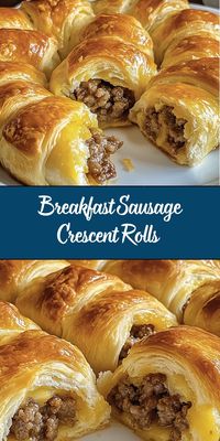 Breakfast Sausage Crescent Rolls are a quick and delicious morning treat! With savory sausage, creamy cheese, and buttery crescent rolls, these are perfect for breakfast on the go, brunch gatherings, or a hearty snack.