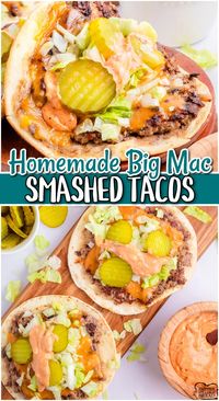 BIG MAC SMASHED TACOS - Butter with a Side of Bread