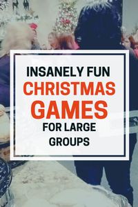 Looking for Christmas games for your Christmas party? These holiday games are so much fun. #BestChristmasGames #LargeGroupGames #GamesForGroups