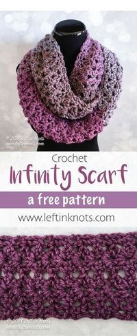 New Cost-Free Crochet scarf one skein Thoughts Häkeln Sie Frosted Berry Infinity Schal – ein kostenloses Strangmuster, #berry #crochetscarf #ei #CostFree #Crochet #scarf #skein #Thoughts