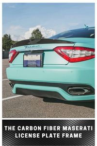 Add to Maserati's powerful engineering with accessories that magnify the GranTurismo's Ferrari-built 4.7-liter V8 engine.   #licenseplateframe #licenseplate #maserati #maseratis #luxurycar #sportscar #svu #maseratisvu #luxurysvu #granturismo #levante #levantegts #v8 #ghibli #quattroporte #mc12 #grancabrio #italiancar #summer #summerdrive #frontendfriday #coolcar #racing #racecar #spoiler #horsepower #engine #sportscar #vehicleaccessories