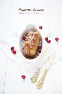 100% Végétal: Vivement Noël {13} Les paupiettes de seitan ! / stuffed seitan xmas recipe