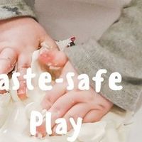 𝗡𝗶𝗻𝗶 𝗚𝗿𝗮𝘆𝗰𝗲 on Instagram: "I get this question ALL the time.. and it's usually just people displaying genuine curiosity! I thought it might be helpful to put on a little reel explaining why i (personally) love taste-safe play and dont worry about it encouraging unwanted behaviour. Obviously, everything boils down to personal preference, and what YOU feel is best for you and your little one. However, based on the information I have gathered (and what i have experienced!!), my  opinion i