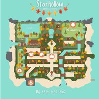 Welcome to Starhollow. An island created to match my favorite cozy tv show town. 🍂   A lot of love went into the creation of this place. 🧡  map by @nats_crossing  #acnh #acnhcommunity #acnhmap #acnhdreamaddress #starhollow #starshollow #gilmoregirls #nats_crossing #acnhautum #acnhdesign #acnhinsp #animalcrossingnewhorizons