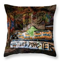 The throw pillows are made from 100% spun polyester poplin fabric and add a stylish statement for any room. Pillow are available in size from 14" x 14" up to 26" x 26". Each pillow are printed both sides and included zipper and removable insert for easy cleaning. #graffitipillow #wildpillow #fullcolorpillow