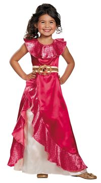 Established 2006 | Satisfaction GUARANTEED | Fast Shipping Click Here For More Great Items! | Follow us as your Favorite Seller Elena Adventure Dress Child Girls Costume Disney's Princess Fancy Dress Disguise Product Details: Your child can be Disney's newest princess. Character dress with belt and sculpted buckle. Fits child girl's sizes: Toddler (3T-4T), Small (4-6), Medium (7-8). Shipping Shipping costs will be determined by eBay's shipping calculator according the dimensions and weight of th