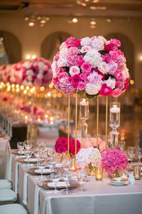 A Classic Wedding with Pink and Gold Palette - Inside Weddings