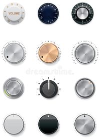 Vector knobs set. Set of the detailed control knobs in different colors , #Aff, #set, #knobs, #Vector, #Set, #colors #ad