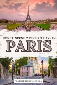 Are you looking for the perfect European city break? This is my ultimate guide to spending 2 days in Paris, France. As one of the most romantic cities in Europe, there is so much to do in Paris and it can easily keep you busy for 2 days. This 2 day Paris itinerary will help you make the most of your time in the French capital and see some of the most wonderful French food and Parisian architecture. #paris #france