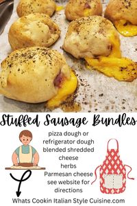 Stuffed Sausage Bundles