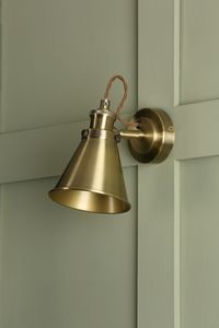 Laura Ashley Brass Rufus Wall Light - Image 1 of 4