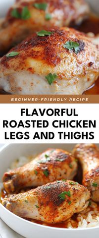 These Quick Roasted Chicken Legs and Thighs are a fabulous weeknight dinner solution! Juicy and flavorful, they come together in a snap, making them perfect for busy evenings when you want to impress without the fuss.