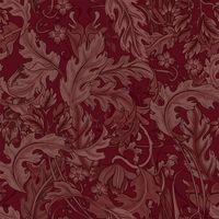 Jardin Wallpaper in Shades of Bordeaux – Lucie Annabel