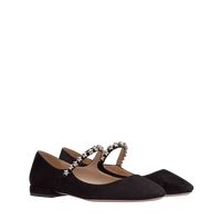 Suede ballerinas | Shoes Miu Miu