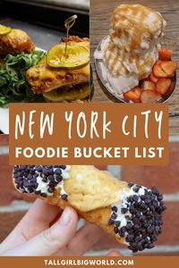 Looking for a local's guide to what to eat in NYC? Well, here's my ultimate NYC food bucket list! food to try in New York | food to try in NYC | places to eat in NYC | NYC food guide | New York famous food | best food in New York City | popular food in New York City | iconic New York City food | famous foods NYC | food to eat in NYC | things to do in NYC | where to eat in NYC | NYC bucket list | #NYC #NewYorkCity #foodporn