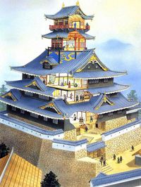 Azuchi castle, 1576