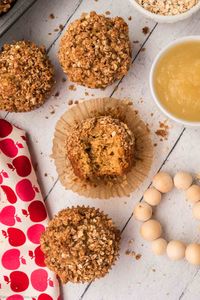 Oatmeal Applesauce Muffins - Eating on a Dime