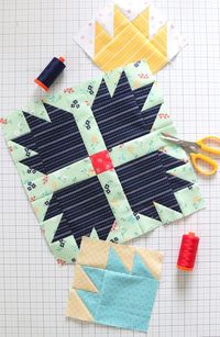 Bear Paw Quilt Block Inspiration - Diary of a Quilter - a quilt blog