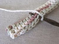 crocheted hot pad, must try this stitch, makes a nice thick fabric.