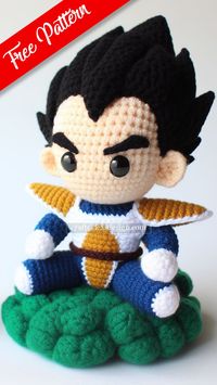 Vegeta Amigurumi - Free Pattern - Crafts Ideas