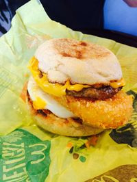 McDonalds sausage egg mcmuffin + hashbrown = innovation at its best